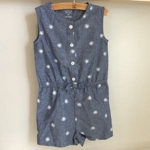 🆕 Carter’s Denim Romper - 4T